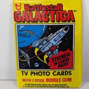 Vintage 1978 Battlestar Galactica TV Photo Cards Pack